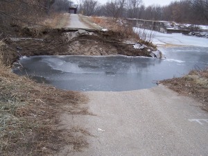 Weather Damage Northwest of Lock 27 on the Hennepin Canal 